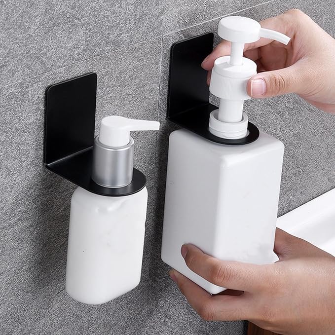 Adhesive Soap Bottle Dispenser Holder Wall Mount - Image 6