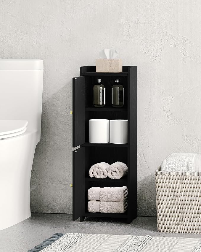Bathroom Storage Cabinet, Small Corner Floor Cabinet - Image 4