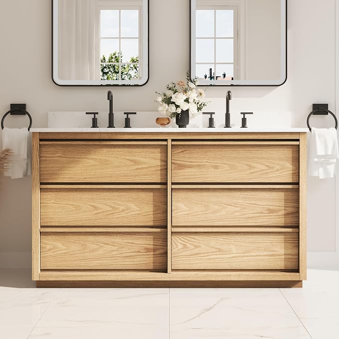 WELLFOR 60" Bathroom Vanity by WELLFOR