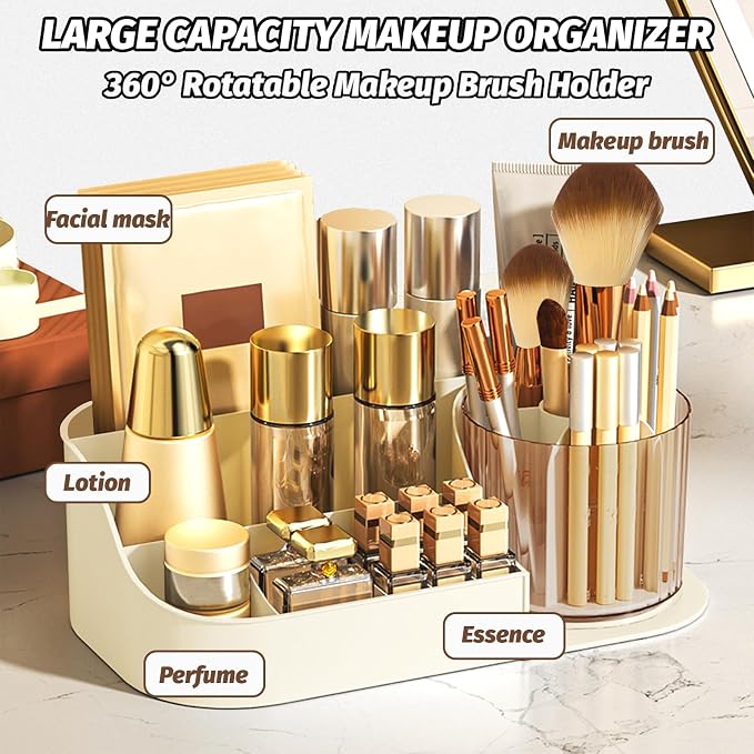 DASITON Large Capacity Makeup Organizer - Image 4