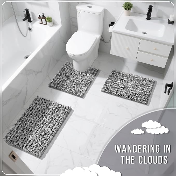 Yimobra Bathroom Rugs Non Slip Washable - Image 8