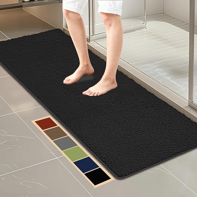 Bcoimo 70"×24" Absorbent Bath Mat, Non-Slip by Bcoimo