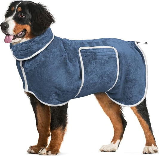 Dog Bathrobe Towel Drying Coat by HhiMyOct