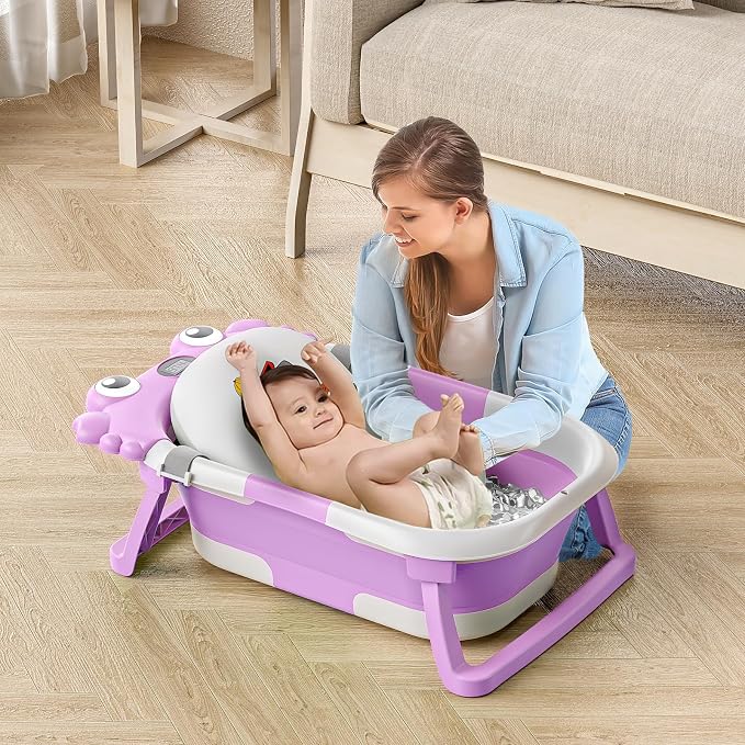 Collapsible Baby Bathtub for Infants to Toddler - Image 6