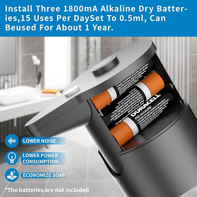 Automatic Soap Dispenser Touchless, Simple Physical Adjustment, Low Battery - Image 5