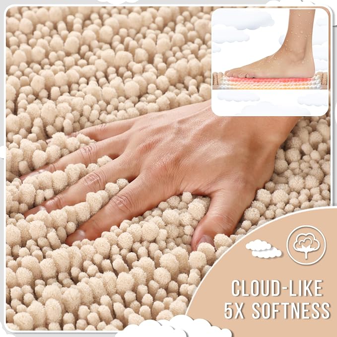 Yimobra Bathroom Rugs Sets 2 Piece - Image 2