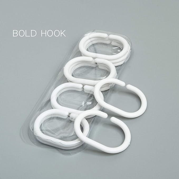 NTBAY EVA Clear Shower Curtain - Image 3