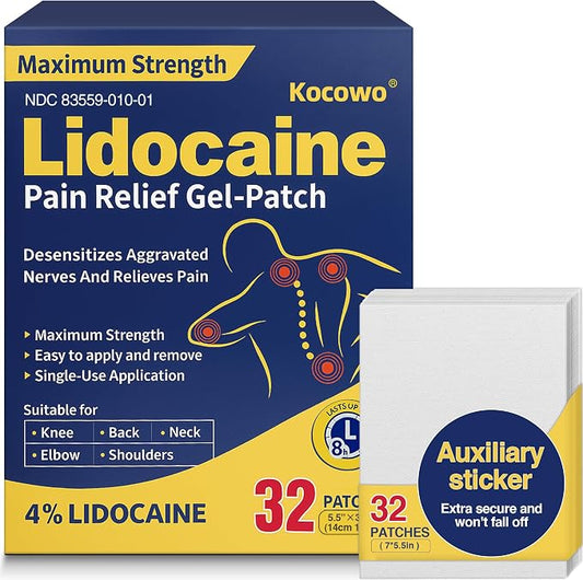 4% Lidocaine Maximum Strength Pain Relief Gel Patches by Unknown