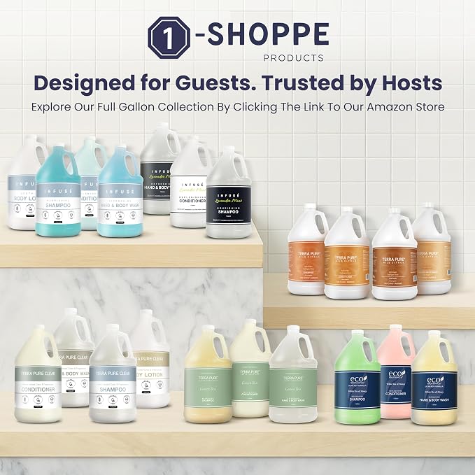 Terra Pure Hotel Body Wash/Hand Soap | One Gallon | Designed to Refill Soap - Image 8