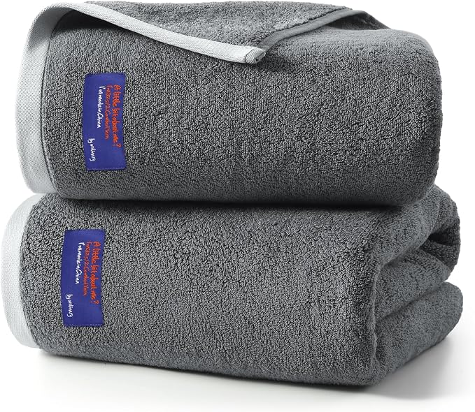 REDKISS 2 Pack 100% Cotton Bath Towels by REDKISSOnline