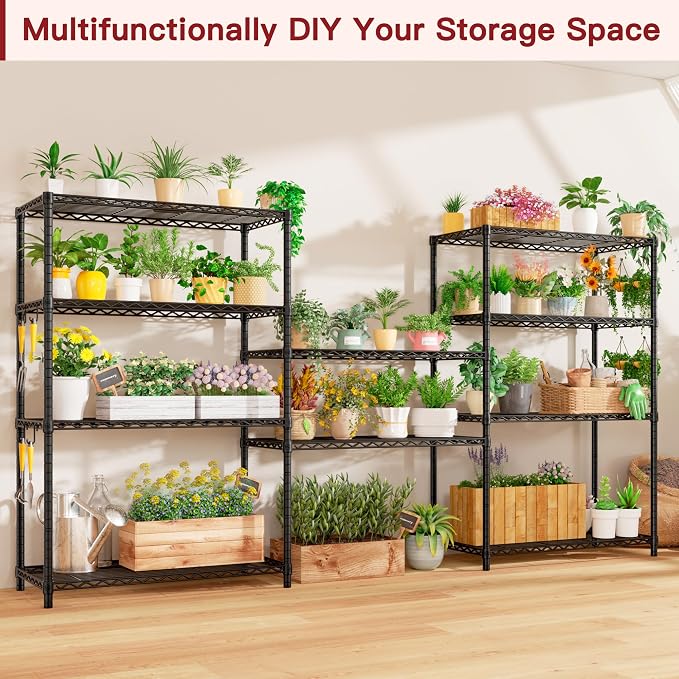 PrimeZone Wire Metal Storage Shelves - Image 7
