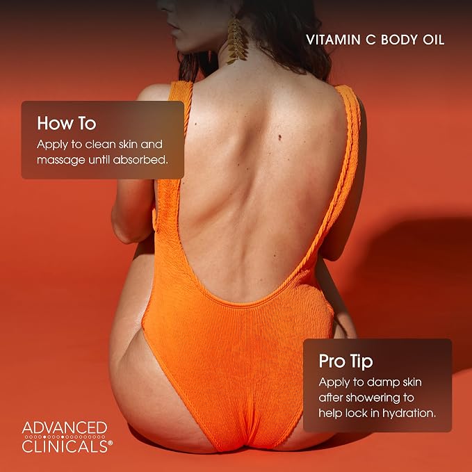Advanced Clinicals Vitamin C Brightening Body Oil - Image 5