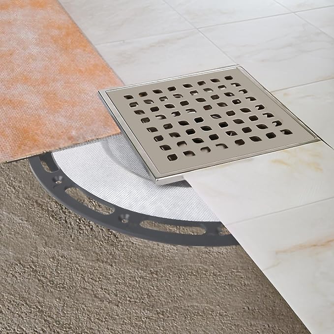 4-Inch Square Shower Drain - Image 5