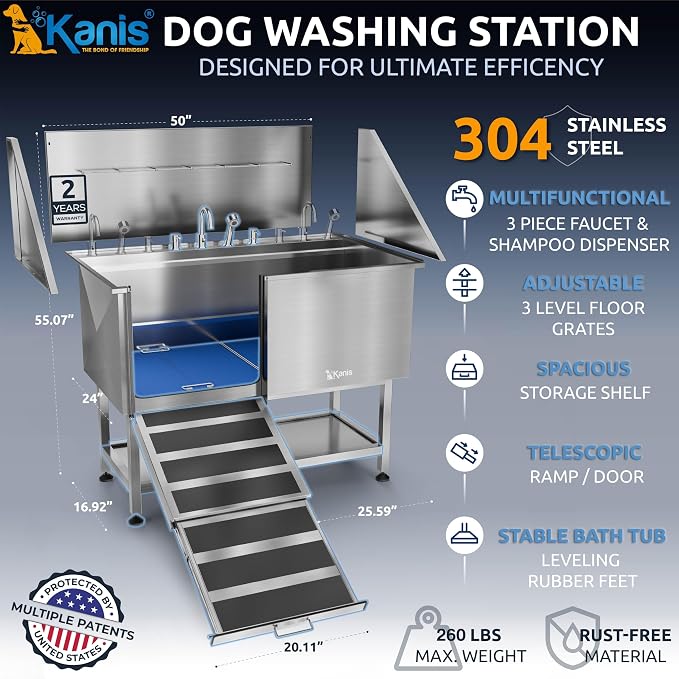 KANIS Professional Dog Washing Station - Image 2
