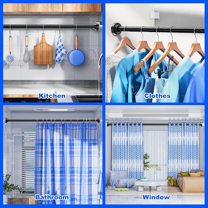 Ausemku Shower Curtain Rod - Image 7