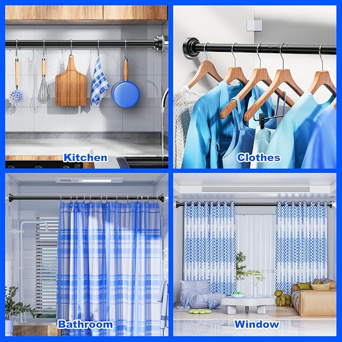 Ausemku Shower Curtain Rod - Image 7