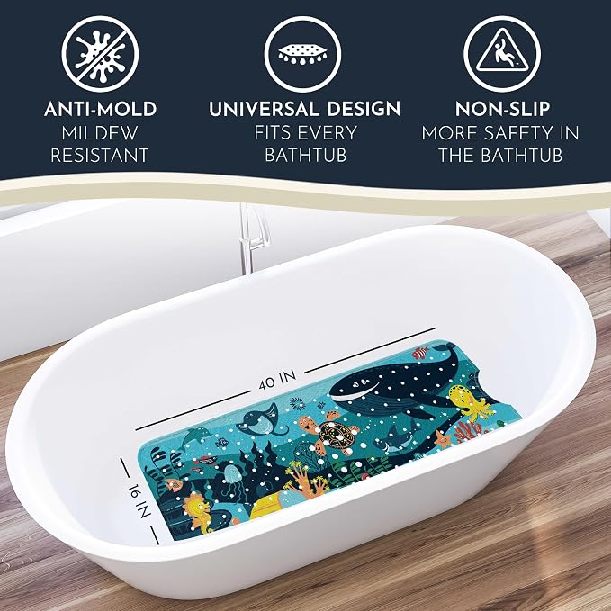 Bath Tub Mat Non Slip Anti Mold - Image 2