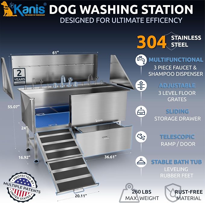 KANIS Professional Dog Washing Station - Image 2