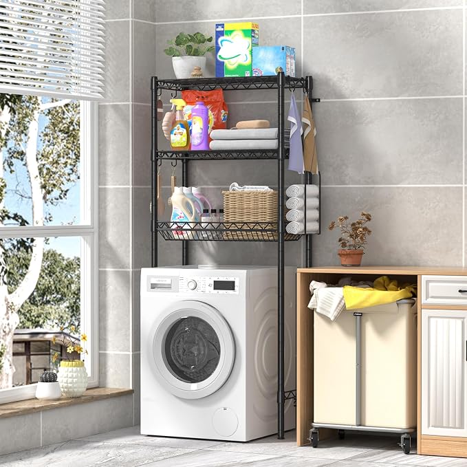 Over The Toilet Storage Shelf, Adjustable Bathroom Organizer - Image 7