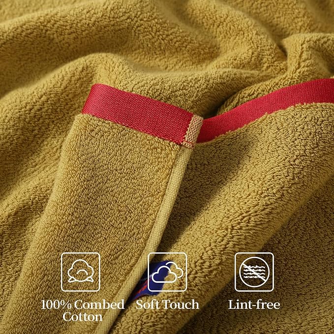REDKISS 6 Pack Cotton Towel Set - Image 6