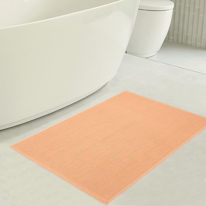 American Soft Linen Bath Rug, 20 in 34 in 100% Cotton Bath Mats Rugs - Image 3