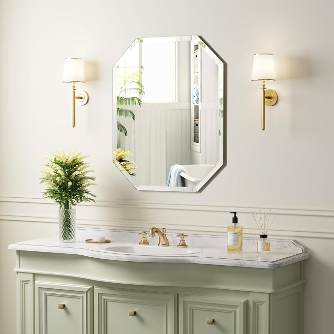 Silver Wall Mirror-Beveled Edge Frameless Mirror - Image 8