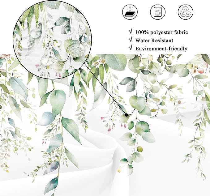 Riyidecor Small Stall Narrow Shower Curtain - Image 6