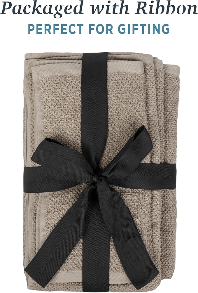 Welhome Franklin 100% Cotton Popcorn Textured Towel Set - Image 6