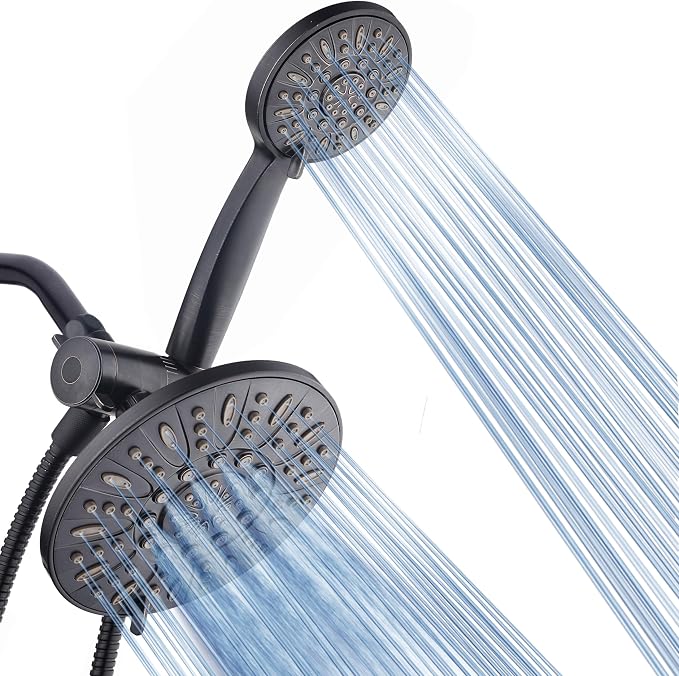 AquaDance 7" Premium High Pressure 3-Way Rainfall Combo by AquaDance