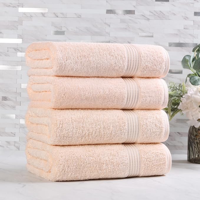 Superior Egyptian Cotton 4-Piece Bath Towel Set - Image 2