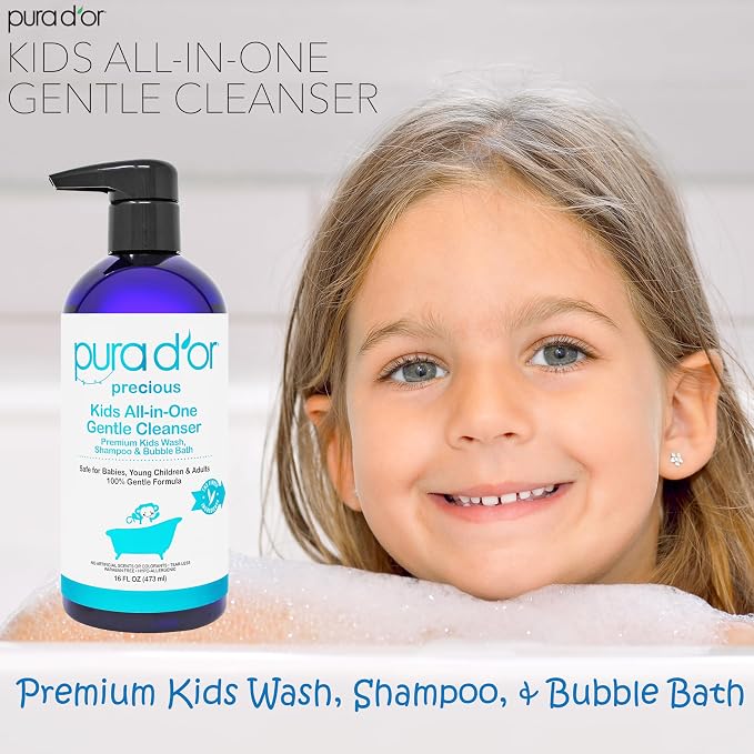 PURA D'OR 16 Oz Kids Wash - Image 5