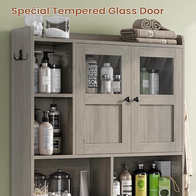 Itaar Over The Toilet Storage Cabinet, Over Toilet Bathroom Organizer - Image 6