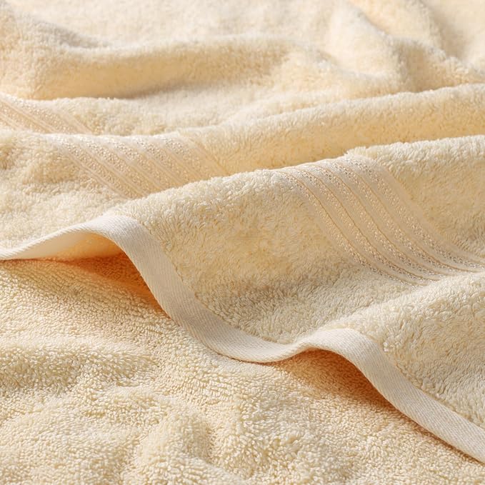 Superior Egyptian Cotton Bath Towel Set, Home Bathroom Towels, Guest Bath - Image 3