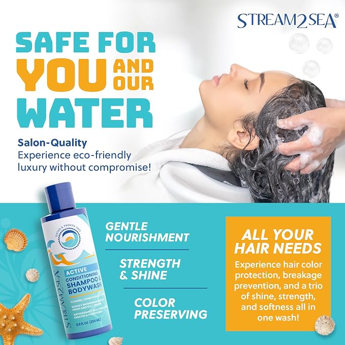 Non Toxic Shampoo and Conditioner, Body Wash 3 in 1 - Image 3