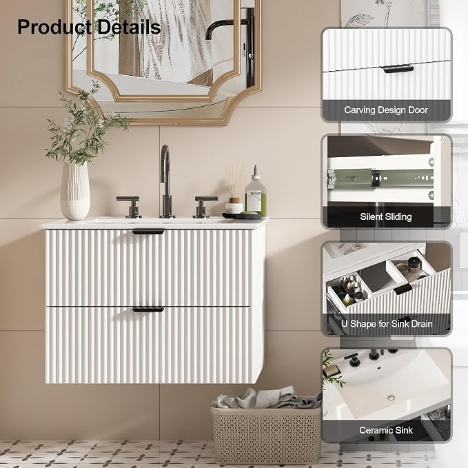 24 inch Floating Bathroom Vanity - Image 4
