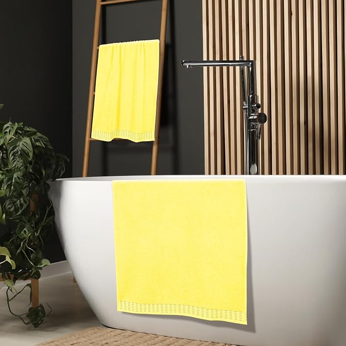 Cotton 2 Pack Oversized Bath Towel Set 28x55 inches, Large Bath Towels - Image 4