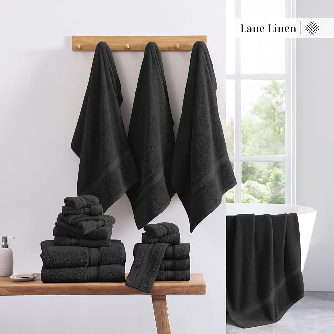 LANE LINEN 12 Pack Premium Towels - Image 5