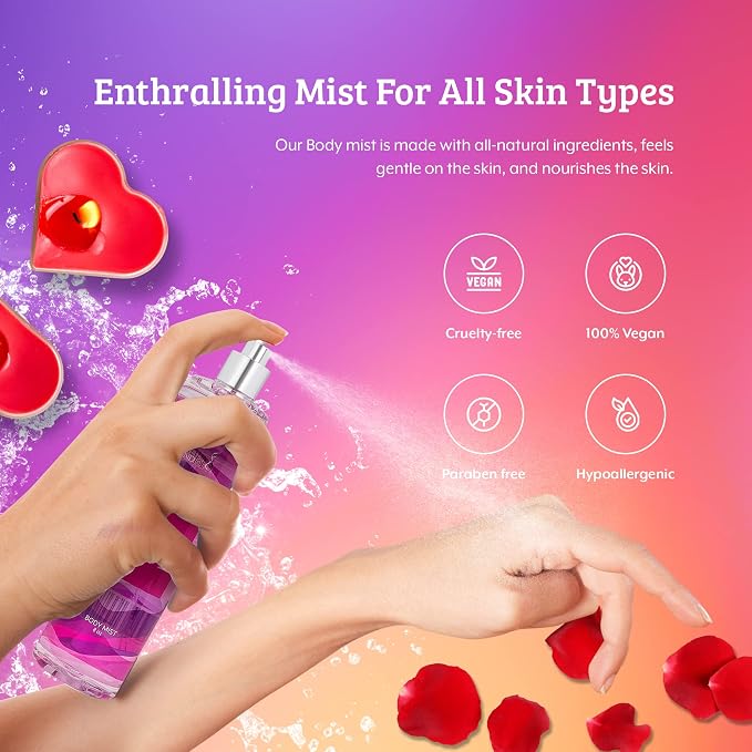 Home Spa Gift 10oz Deep Moisturizing Fragrance Body Lotion & 8 oz. Fine - Image 8