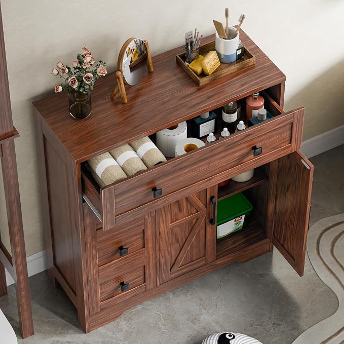 Vabches Farmhouse Storage Cabinet - Image 5