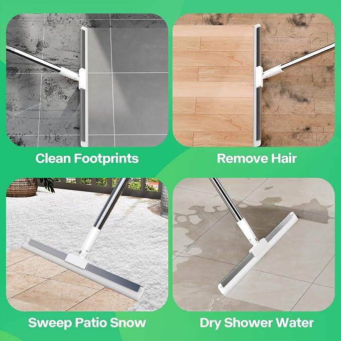Floor Squeegee with 180° Rotating Head, Squeegee - Image 3