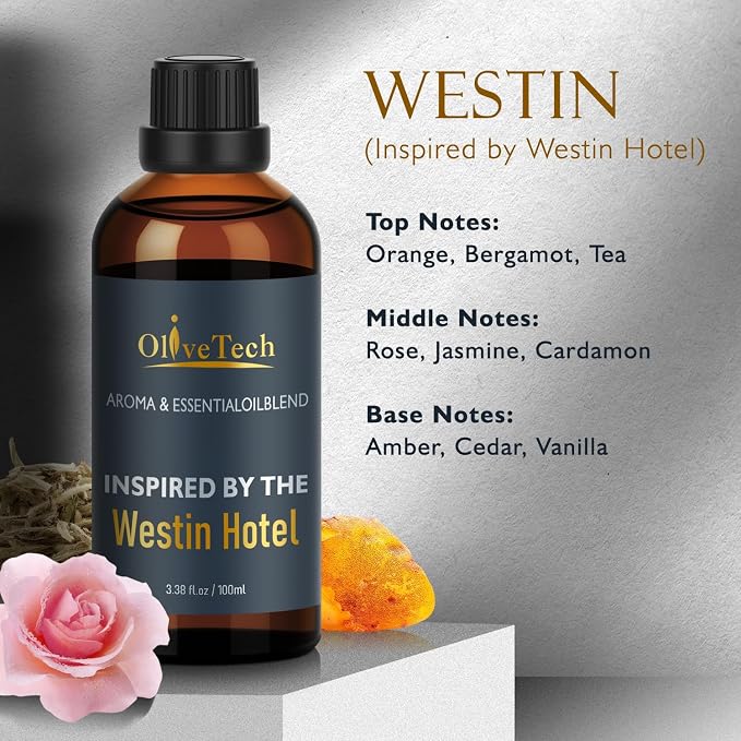 Hotel Diffuser Oil Inspired by Westin Hotel Scent, OliveTech Aromatherapy - Image 2