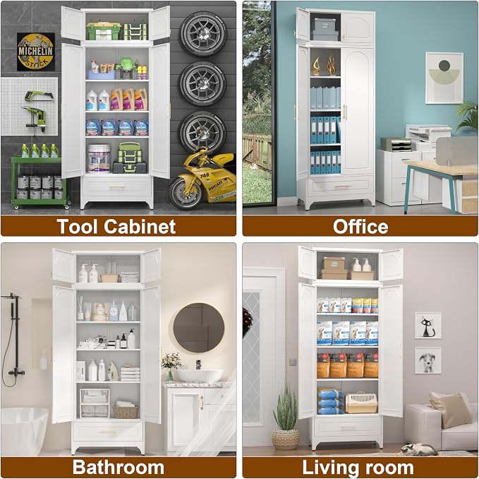 90" Pantry Kitchen Cabinet - Image 3