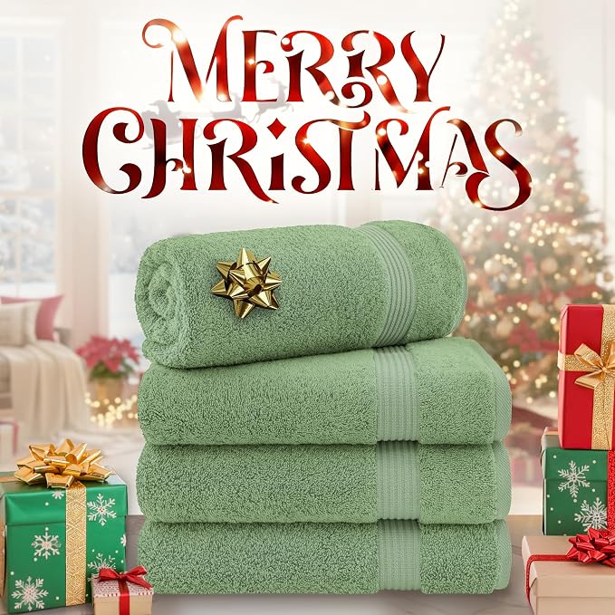 Cotton Paradise 4 Piece Turkish Bath Towels - Image 2