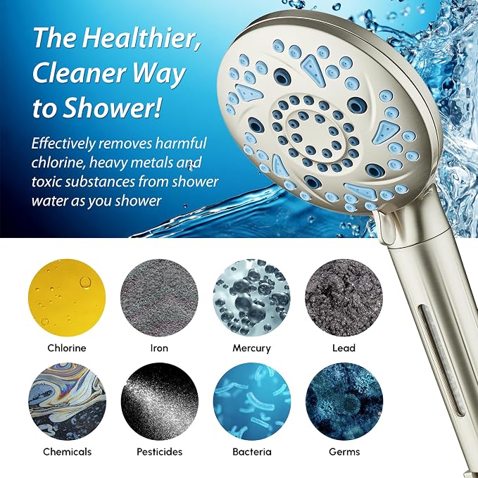 AquaCare High Pressure 10 Spray Mode Filtered Showerhead - Image 6