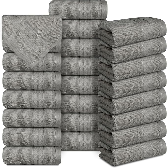 Casa Lino Face Towels & Body Wash Cloths by CASALINO