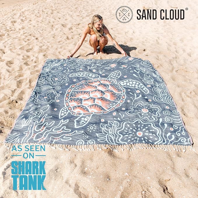Sand Cloud Extra Large Turkish Beach Towel - Image 2