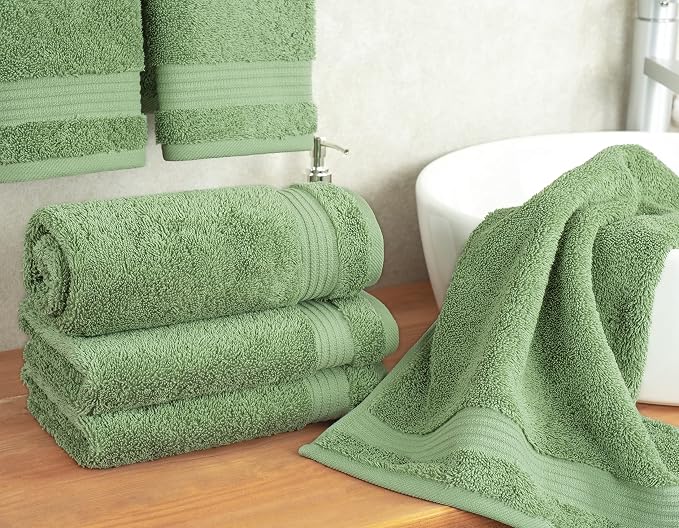 Cotton Paradise Hand Towels for Bathroom, 100% Cotton Turkish 4 Piece Hand - Image 3