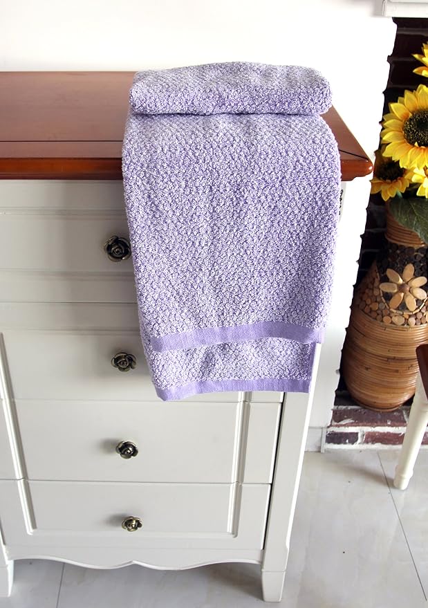 Everplush Diamond Jacquard Bath Sheet in Lavender, 66.00" x 35.00" - Image 2