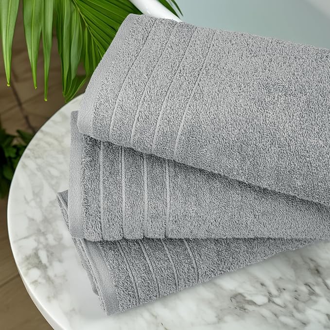 Tens Towels Pack of 4 Extra Large Bath Towels 30 x 60 Inches, 100% Cotton - Image 3