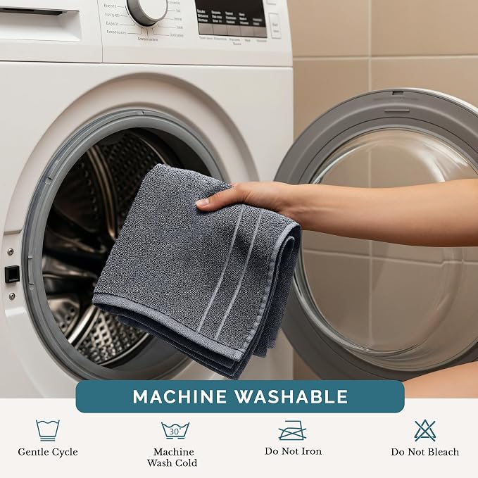 Casa Platino Wash Cloths Set of 6 - Image 7